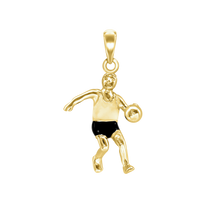 Load image into Gallery viewer, Basketball Player Charm (33 x 20mm)