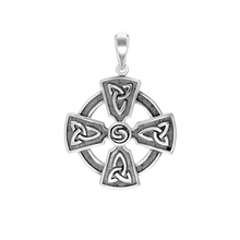 Load image into Gallery viewer, Celtic Cross Charm (35 x 25 mm)