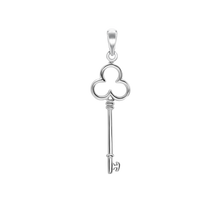 Load image into Gallery viewer, Clover Key Charm (49 x 12mm)
