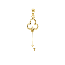 Load image into Gallery viewer, Clover Key Charm (49 x 12mm)