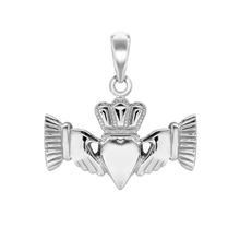 Load image into Gallery viewer, Small Claddagh Charm (21 x 20mm)