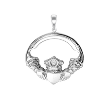 Load image into Gallery viewer, Large Claddagh Charm (35 x 30mm)