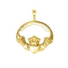 Load image into Gallery viewer, Large Claddagh Charm (35 x 30mm)