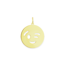 Load image into Gallery viewer, Winking Emoji Charm (26 x 20mm)