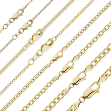 Load image into Gallery viewer, Canal St. Cable Anklet in 14K Yellow Gold