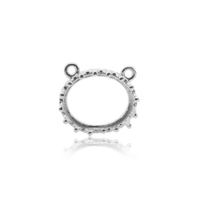 Load image into Gallery viewer, ITI NYC Oval Gallery Wire Bezel in Sterling Silver (7.00 x 5.00 mm - 10.00 x 8.00 mm)