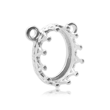 Load image into Gallery viewer, ITI NYC Oval Gallery Wire Bezel in 14K Gold (8.00 x 6.00 mm - 10.00 x 8.00 mm)