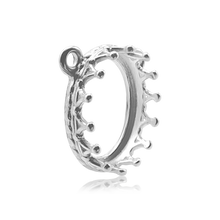 Load image into Gallery viewer, ITI NYC Oval Gallery Wire Bezel in Sterling Silver (8.00 x 6.00 mm - 10.00 x 8.00 mm)