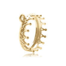 Load image into Gallery viewer, ITI NYC Oval Gallery Wire Bezel in 14K Gold (8.00 x 6.00 mm - 10.00 x 8.00 mm)