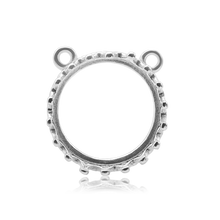 Load image into Gallery viewer, ITI NYC Round Gallery Wire Bezel in Sterling Silver (6.00 mm - 10.00 mm)