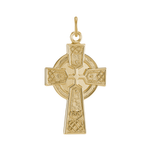 Load image into Gallery viewer, ITI NYC Fancy Celtic Cross Pendant in Sterling Silver