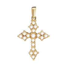 Load image into Gallery viewer, 14K Gold Trinity Cross Mounting (28 x 18 mm)