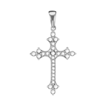Load image into Gallery viewer, 14K Gold Trinity Cross Mounting (40 x 22 mm)