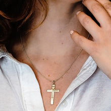 Load image into Gallery viewer, ITI NYC Classic Cross Pendant in Sterling Silver