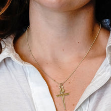 Load image into Gallery viewer, ITI NYC Nail Cross Pendant in Sterling Silver