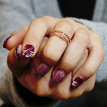 Load image into Gallery viewer, 6 Stone Stackable Ring in Sterling Silver
