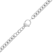 Load image into Gallery viewer, Finished Curb Chain in Platinum