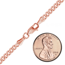 Load image into Gallery viewer, Bowery Curb Anklet in 14K Rose Gold