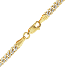 Load image into Gallery viewer, Bowery Curb Necklace in 14K Two Tone Gold