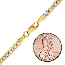 Load image into Gallery viewer, Bowery Curb Necklace in 14K Two Tone Gold