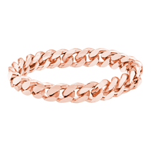 Load image into Gallery viewer, Bowery Curb Chain Ring in 14K Rose Gold