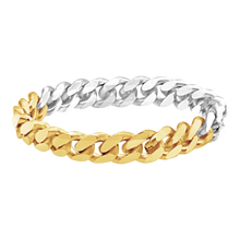Load image into Gallery viewer, Bowery Curb Chain Ring in 14K Two-Tone Gold