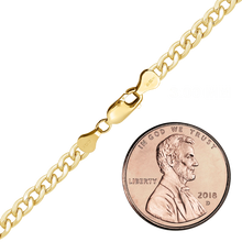 Load image into Gallery viewer, Finished Curb Necklace in 14K Gold-Filled