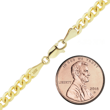 Load image into Gallery viewer, Bowery Curb Anklet in 18K Yellow Gold