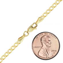 Load image into Gallery viewer, Light Bowery Curb Bracelet in 14K Yellow Gold