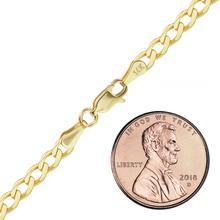 Load image into Gallery viewer, Light Bowery Curb Necklace in 14K Yellow Gold