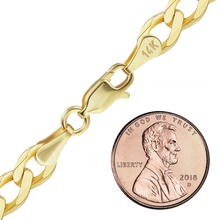 Load image into Gallery viewer, Light Bowery Curb Necklace in 14K Yellow Gold