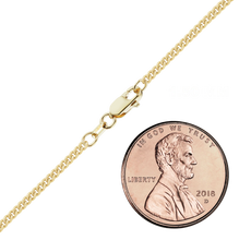 Load image into Gallery viewer, Finished Round Tall Curb Necklace in 14K Gold-Filled