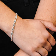 Load image into Gallery viewer, Chrystie St. Curb Chain Bracelet in Sterling Silver