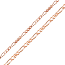 Load image into Gallery viewer, Bulk / Spooled Classic Figaro Chain in 14K Rose Gold (1.50 mm - 1.80 mm)