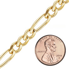 Load image into Gallery viewer, Bulk / Spooled Classic Figaro Chain in 14K Yellow Gold (1.50 mm - 11.50 mm)