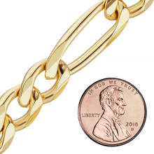 Load image into Gallery viewer, Bulk / Spooled Classic Figaro Chain in 14K Yellow Gold (1.50 mm - 11.50 mm)