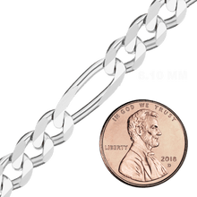 Load image into Gallery viewer, Bulk / Spooled Classic Figaro Chain in Sterling Silver (1.30 mm - 11.00 mm)