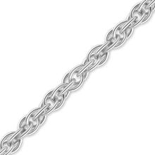 Load image into Gallery viewer, Bulk / Spooled Classic Machine Rope Chain in 14K White Gold (1.20 mm - 2.00 mm)