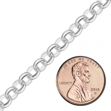 Load image into Gallery viewer, Bulk / Spooled Classic Rolo Chain in Sterling Silver (1.60 mm - 6.00 mm)