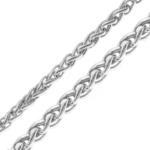 Load image into Gallery viewer, Bulk / Spooled Classic Wheat Chain in Sterling Silver (2.40 mm - 4.00 mm)