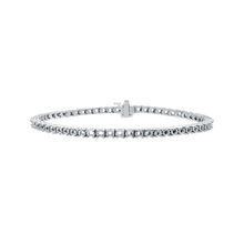 Load image into Gallery viewer, 4 Prong Round Tennis Bracelet Mounting in Platinum (.025 ct / 1.75 mm - .25 ct / 4.0 mm)