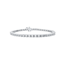 Load image into Gallery viewer, 4 Prong Round Tennis Bracelet Mounting in 14K Gold (.10 ct / 3.0 mm)