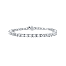 Load image into Gallery viewer, 4 Prong Round Tennis Bracelet Mounting in 14K Gold (.20 ct / 3.8 mm)