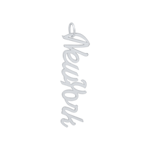 Load image into Gallery viewer, New York Name Plate Charm in Sterling Silver