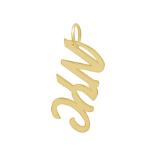 Load image into Gallery viewer, NYC Name Plate Charm in Sterling Silver