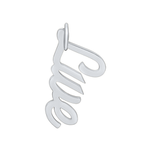 Load image into Gallery viewer, Live Name Plate Charm in Sterling Silver