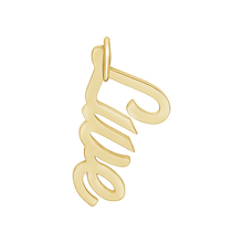 Load image into Gallery viewer, Live Name Plate Charm in Sterling Silver