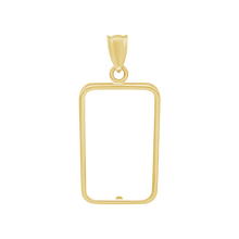 Load image into Gallery viewer, Plain Credit Suisse Coin Frame in 14K Gold