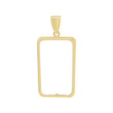 Load image into Gallery viewer, Plain Credit Suisse Coin Frame in 14K Gold