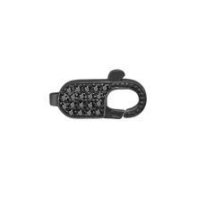 Load image into Gallery viewer, ITI NYC Lobster Locks With CZ Stones (6.3 x 16.3 mm)